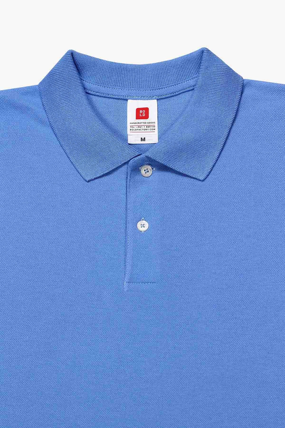 Basic Cotton Polo Shirt - Short Sleeves